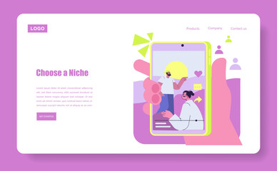 Social Media Connection Concept Vector Illustration