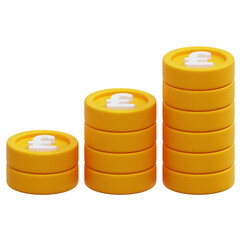 3D Pound Coin Icon