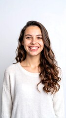 Portrait of a smiling young woman