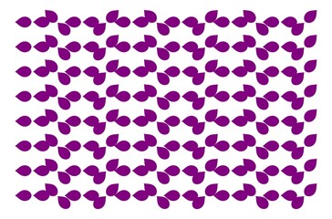 Seamless wavy abstract pattern with flowing purple teardrop motifs in rhythmic repetition, ideal for textile prints, wallpapers, wrapping sheets, packaging design, and stylish decorative backgrounds