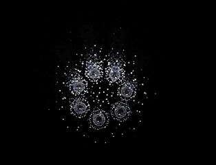 Imaginatory fractal abstract background Image