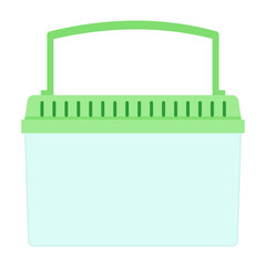 正面から見た虫かごのイラスト