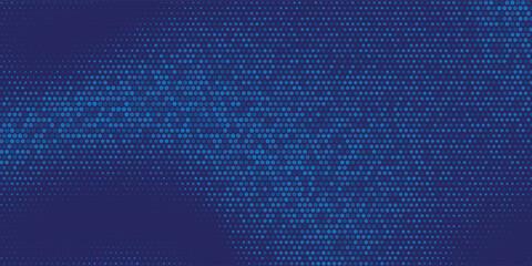 Fototapeta premium Dot white blue wave light screen gradient texture background. vector eps 10