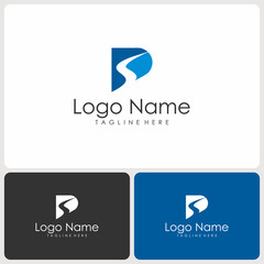 vector logo of the initial P river