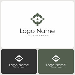 vector logo icon target shooting