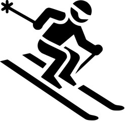 Obraz premium ski Generative AI