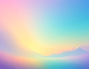 Pastel landscape gradient