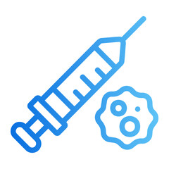 hormonal theraphy Gradient icon