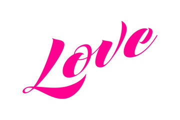 Love - LOVE（愛）の文字のロゴマーク
