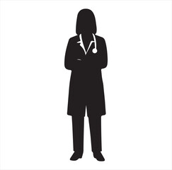 doctor  vector silhouette