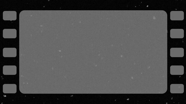 Film Grain Vintage. Aged black and white film strip effect with damage for vintagethemed projects, movie posters, or artistic photo edits.