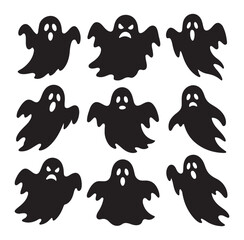 ghost vector set silhouette