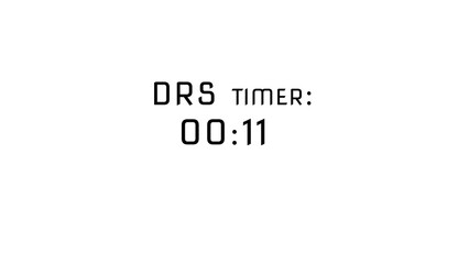 Countdown timer. 11 seconds timer number illustration.