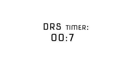 Countdown timer. 7 seconds timer number illustration.