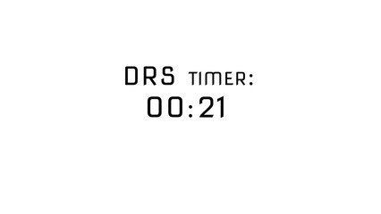 Countdown timer. 21 seconds timer number illustration.