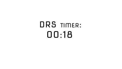 Countdown timer. 18 seconds timer number illustration.