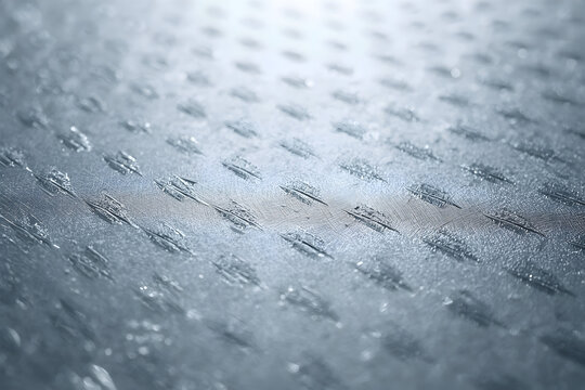 Intricate light metal pattern showcases texture and reflections, ideal for hi tech themes