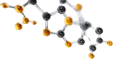 Molecular structure, scientific illustration