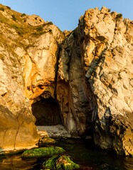 Coastal Cave Sunrise