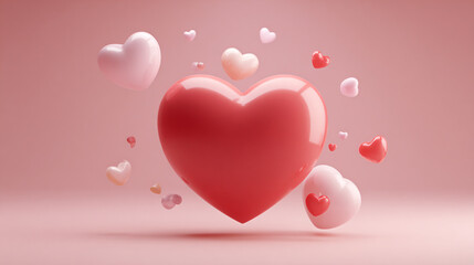 FloatingHeartsValentineBackground
