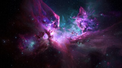 Obraz premium radiation,matter,stellar,dust,iridescent,universe,cosmic,energy,space,light,astronomy,glow,nebula,galaxy,particles,formation,celestial,grape,bodies,cluster