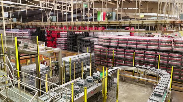 producci&oacute;n y distribuci&oacute;n en planta de bebidas