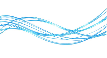Stunning abstract design with moving blue energy waves, perfect for modern digital backgrounds and digital business presentations.
