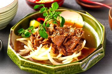 牛肉の香味焼き