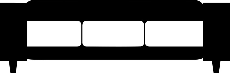 silhouette a sofa