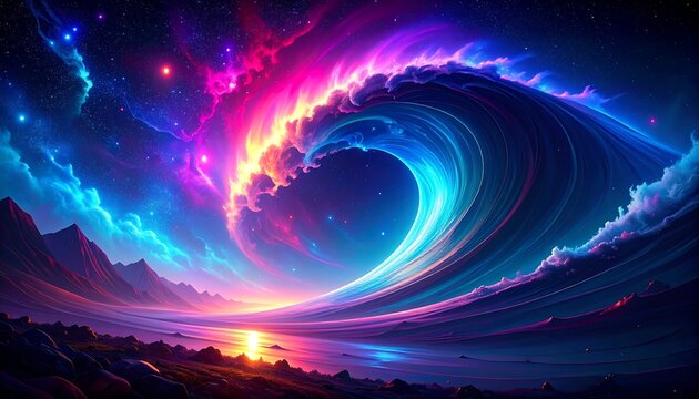 Cosmic Wave Artwork