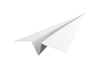 paper airplane isolated on transparent background Remove png, Clipping Path, pen tool