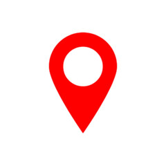 red map pointer transparent