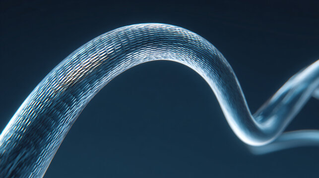 Glowing Transparent DNA Strand