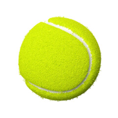 tennis ball isolated on white background