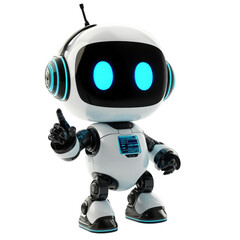 Smart Robot Wearing Headset for Virtual Assistance