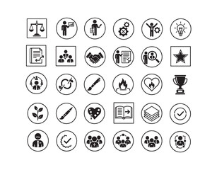 Core Values Icon Collection

