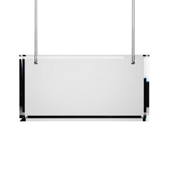 Modern, minimalist 3D glass plate, perfect for mockups, branding and personal or professional projects, isolated on a solid white background.