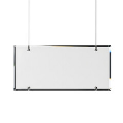 Modern, minimalist 3D glass plate, perfect for mockups, branding and personal or professional projects, isolated on a solid white background.