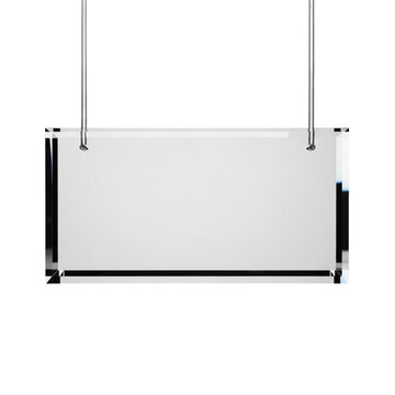 Modern, minimalist 3D glass plate, perfect for mockups, branding and personal or professional projects, isolated on a solid white background.