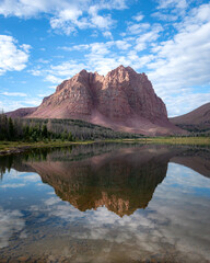 Red Castle Reflection
