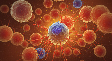 3d rendered illustration of a virus