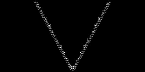 Ladies Dress Neck Design Vector Illustration.	