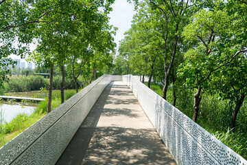 The road of City Park in China