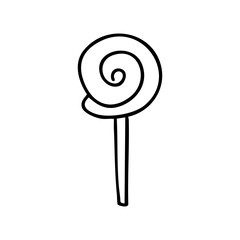 lollipop icon line art