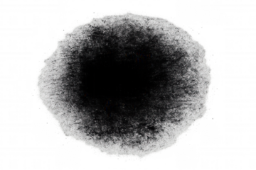 Black hole expanding into a swirling vortex of darkness, set against a transparent background, evoking cosmic mystery and depth