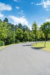 The road of City Park in China