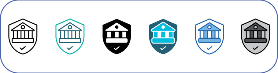 Policy Icon Pack Multistyle Editable Stroke