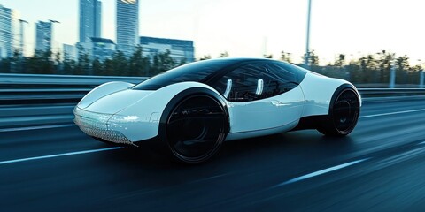 Fototapeta premium Hydrogen-powered vehicles