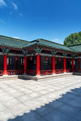 Corridor of classical architecture in China