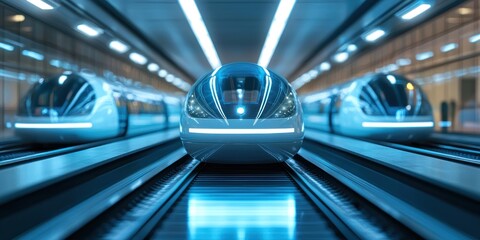 Magnetic levitation trains